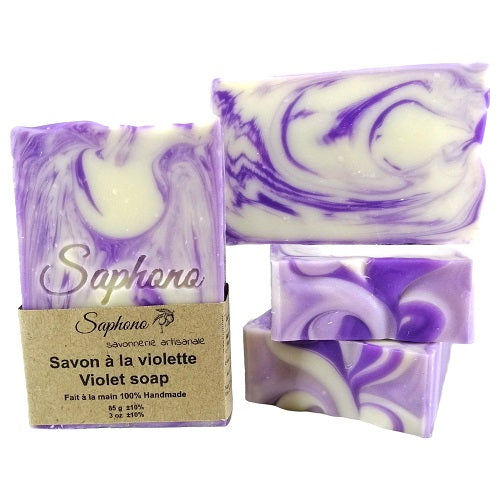 Violet soap Saphono